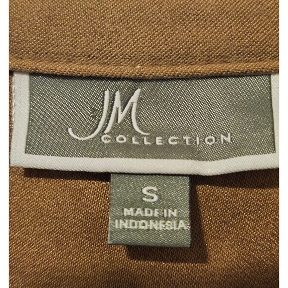 Tan Blazer Size Small JM Collection 3/4 Length - Picture 2 of 5